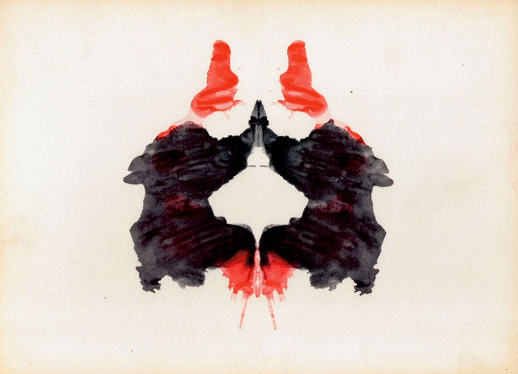Rorschach inkblot card II