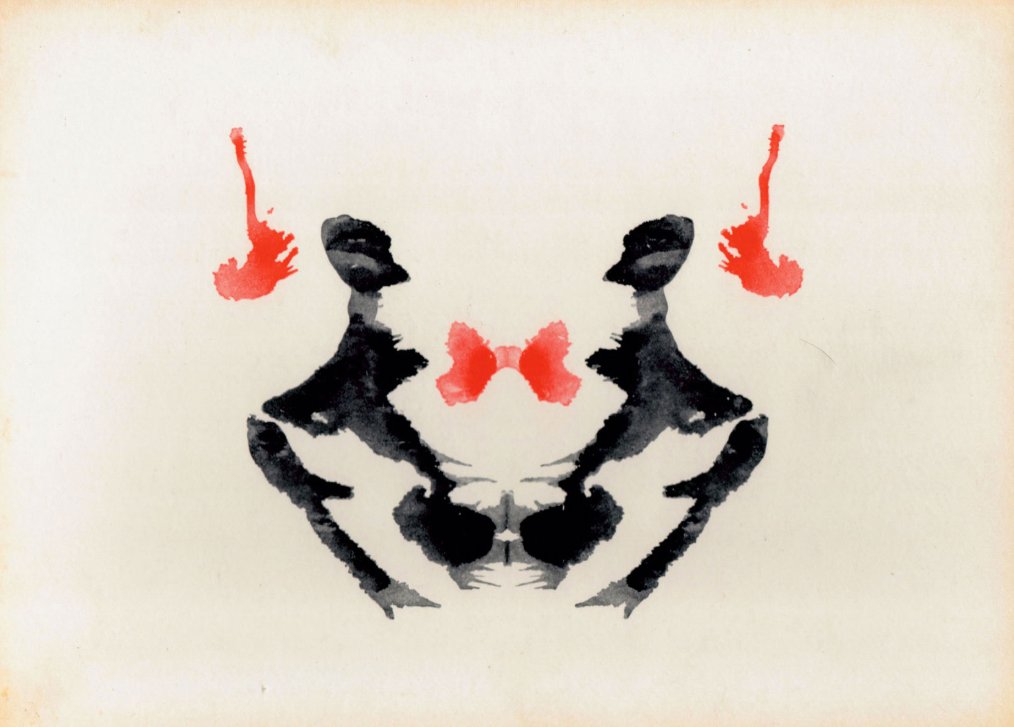 Rorschach inkblot card III