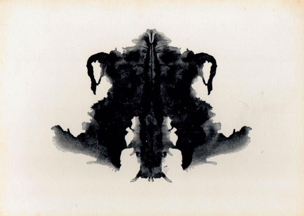 Rorschach inkblot card IV