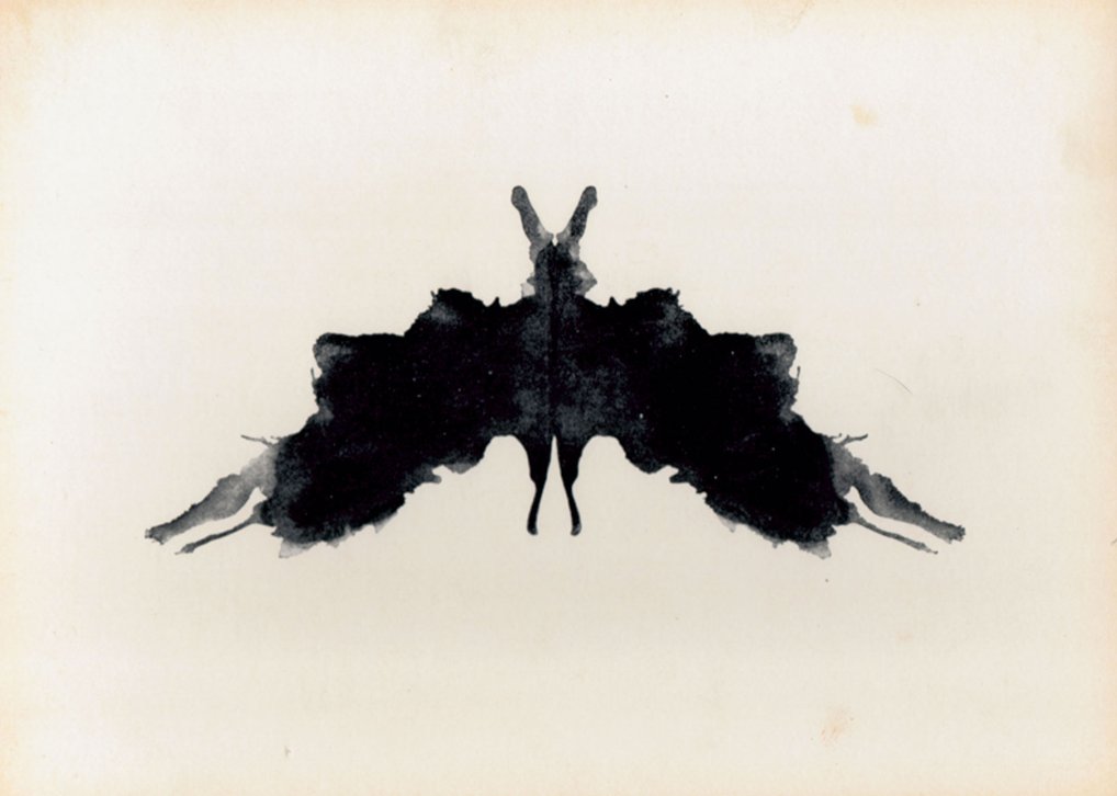 Rorschach inkblot card V