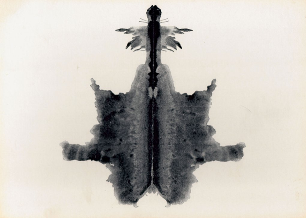 Rorschach inkblot card VI