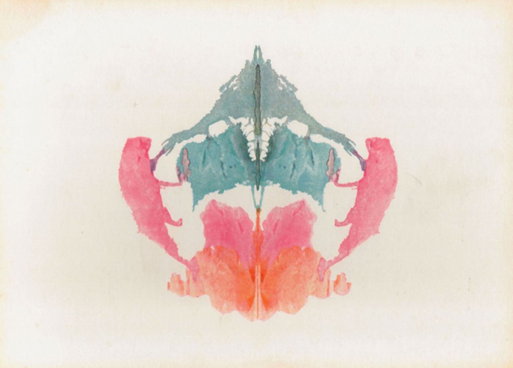 Rorschach inkblot card VIII