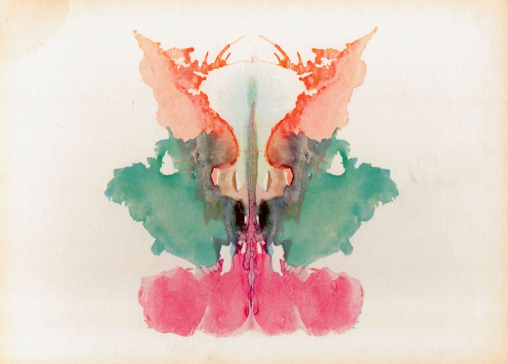 Rorschach inkblot card IX